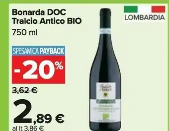 Bonarda dell'oltrepò pavese 750 g(ml)