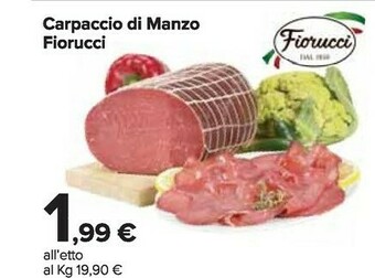 Carrefour Market Carpaccio di manzo offerta