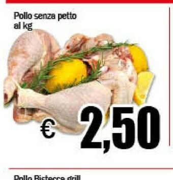 Pollo senza petto
