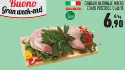 Conad Coniglio nazionale intero CONAD PERCORSO QUALITÀ offerta