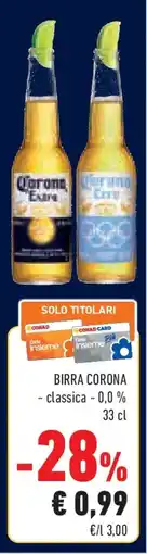Conad Birra CORONA offerta