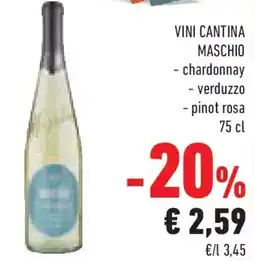 Conad Vini cantina maschio offerta