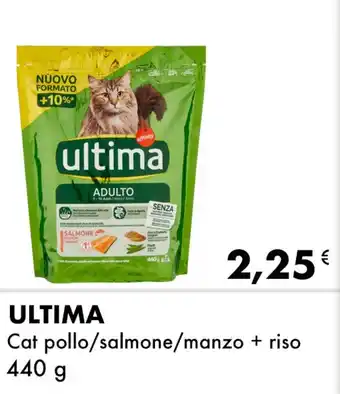 ULTIMA Cat pollo/salmone/manzo + riso