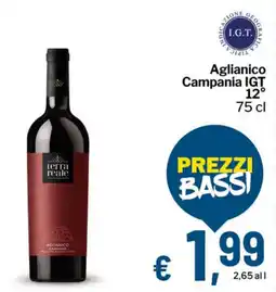Qui Discount Aglianico Campania IGT 12° offerta
