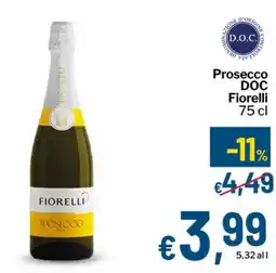 Qui Discount Prosecco DOC Fiorelli offerta