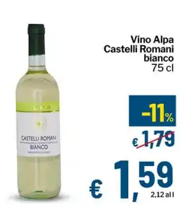 Qui Discount Vino Alpa Castelli Romani bianco offerta