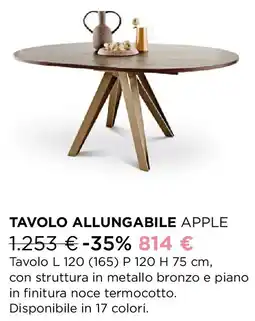 Ricci Casa Tavolo allungabile apple offerta