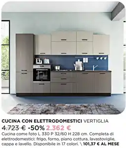 Ricci Casa Cucina con elettrodomestici vertiglia offerta