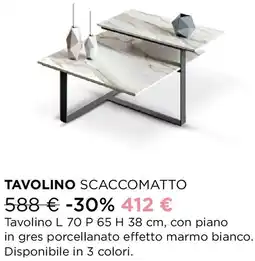 Ricci Casa Tavolino scaccomatto offerta