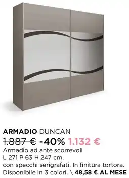 Ricci Casa Armadio duncan offerta