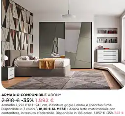 Ricci Casa Armadio componibile abony offerta