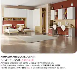 Ricci Casa Armadio angolare joskar offerta