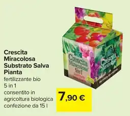 Carrefour Crescita Miracolosa Substrato Salva Pianta offerta