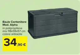 Carrefour Baule Contenitore Mod. Alpha offerta