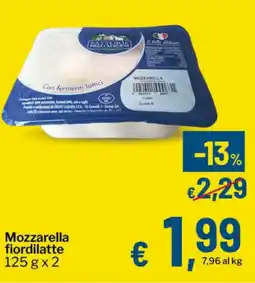 Qui Discount Mozzarella fiordilatte offerta
