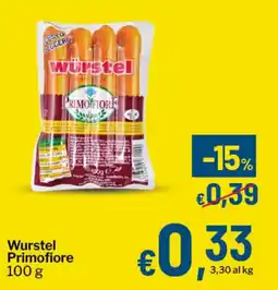 Qui Discount Wurstel Primofiore offerta