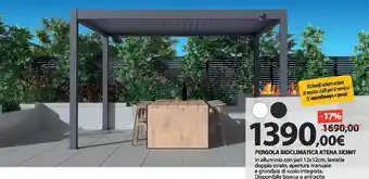 Pergola bioclimatica atena 3x3mt