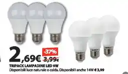 Kreo Brico e Casa EGLO Tripack lampadine LED W offerta