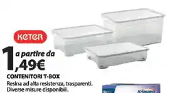 Kreo Brico e Casa Keter Contenitori t-box offerta