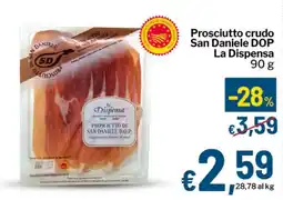 Qui Discount Prosciutto crudo San Daniele DOP La Dispensa offerta