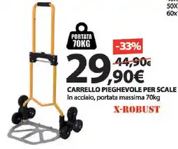 Kreo Brico e Casa X-ROBUST Carrello pieghevole per scale offerta
