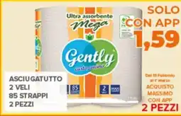Todis Gently Asciugatutto 2 veli 85 strappi offerta