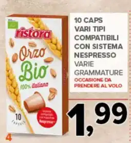 Todis 10 caps compatibili con sistema nespresso offerta