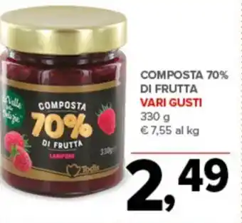 Composta 70% di frutta