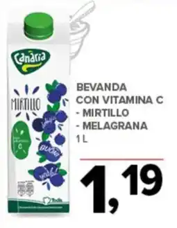 Todis Bevanda con vitamina C - mirtillo - melagrana offerta