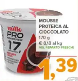 Todis milk PRO Mousse proteica al cioccolato offerta