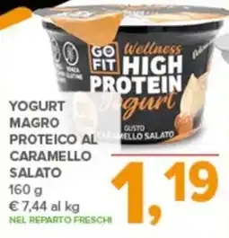 Todis GOFIT Yogurt magro proteico alamello salato offerta