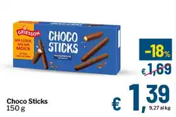 Qui Discount GRIESSON Choco Sticks offerta