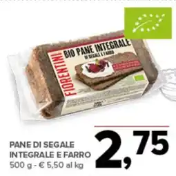 Todis Pane di segale integrale e farro FIORENTINI offerta