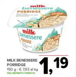 Todis Milk benessere porridge offerta
