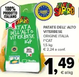 Todis Patate dell' alto viterbese offerta