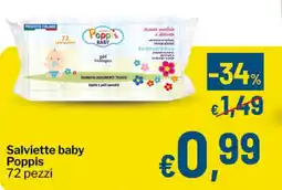Qui Discount Salviette baby Poppis offerta