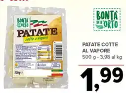Todis Patate cotte al vapore BONTA DELL'ORTO offerta