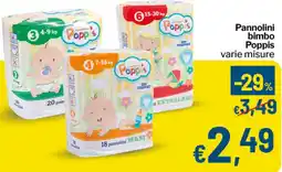 Qui Discount Pannolini bimbo Poppis offerta