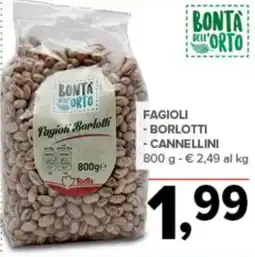 Todis Fagioli borlotti cannellini BONTA dell ORTO offerta