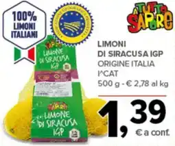 Todis Limone di siracusa IGP offerta