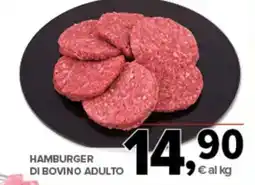 Todis Hamburger di bovino adulto offerta