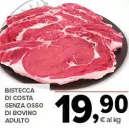 Todis Bistecca di costa senza osso di bovino adulto offerta
