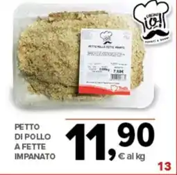 Todis Petto di pollo a fette impanato offerta