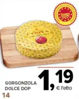 Todis Gorgonzola dolce DOP offerta