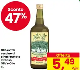 Eurospar Olio extra vergine di oliva Fruttato Intenso Oliv'e Olio offerta