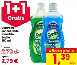 Eurospar Detersivo concentrato Svelto offerta