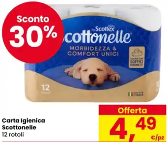 Eurospar Carta Igienica Scottonelle offerta