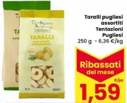 Eurospar Taralli pugliesi Tentazioni Pugliesi offerta