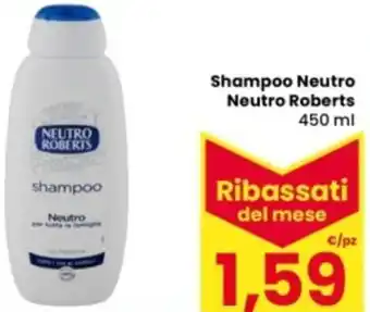 Eurospar Shampoo Neutro Neutro Roberts offerta