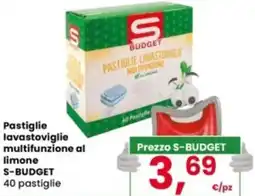 Eurospar Pastiglie lavastoviglie multifunzione al limone S-BUDGET offerta